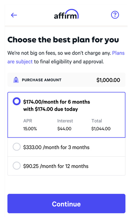 adaptive checkout step 3