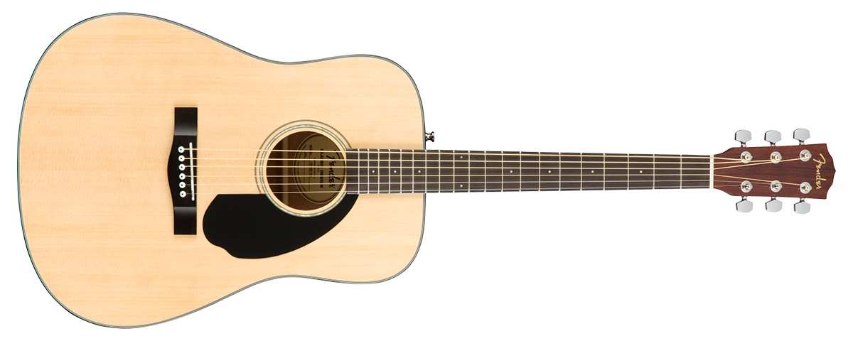 Fender CD-60S Natural Finish Acoustic Guitar