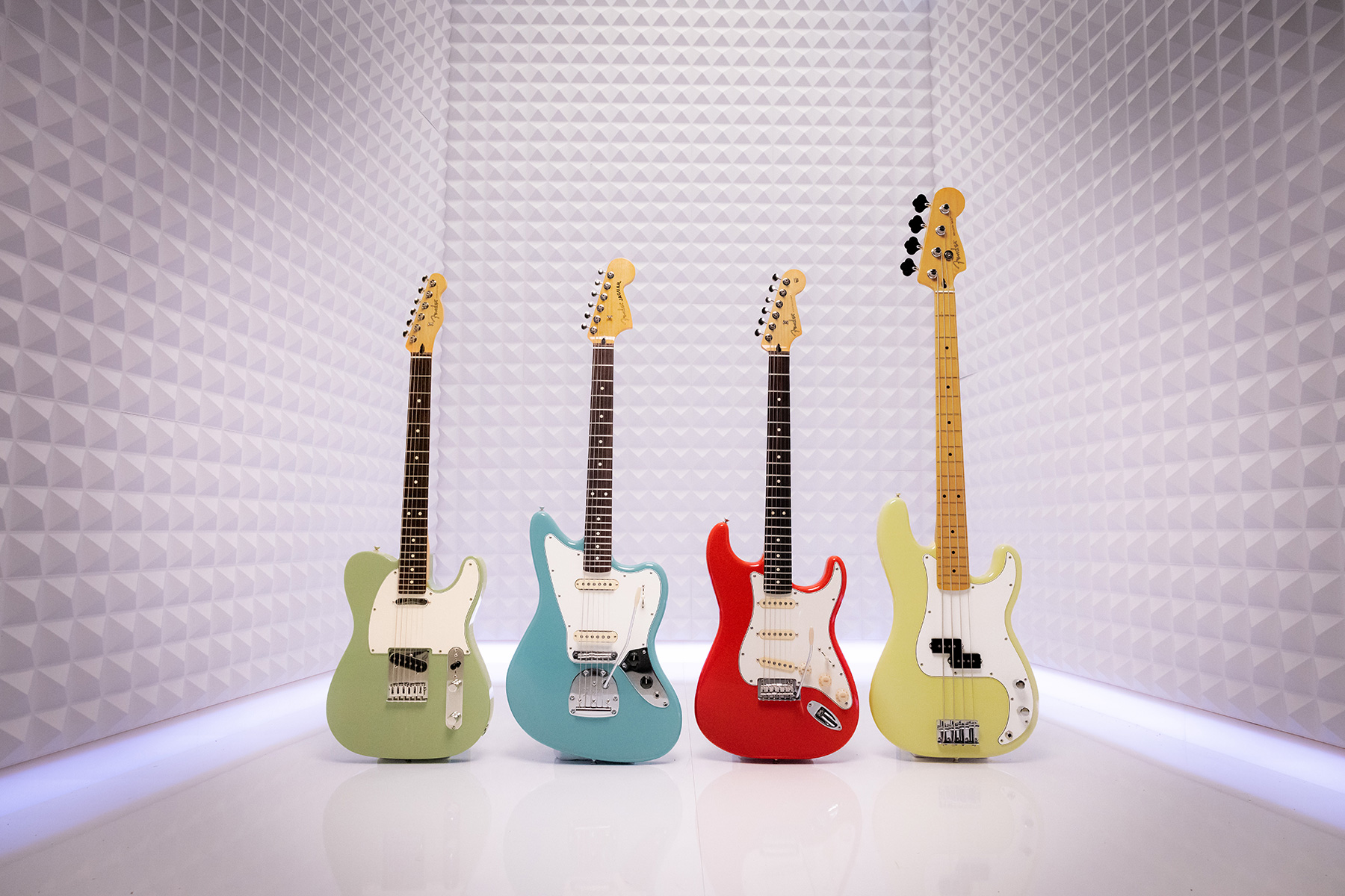 NEW! Fender Player II Guitars and Bass Guitars (Promo Group Image)