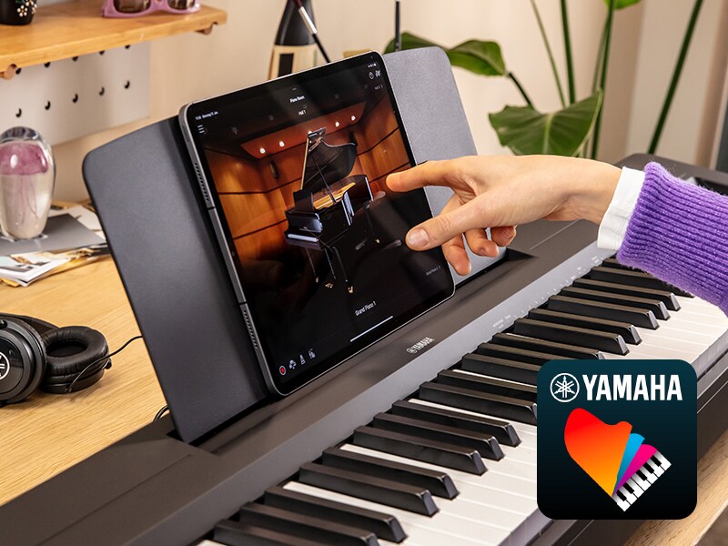 Yamaha Smart Pianist App on an iPad