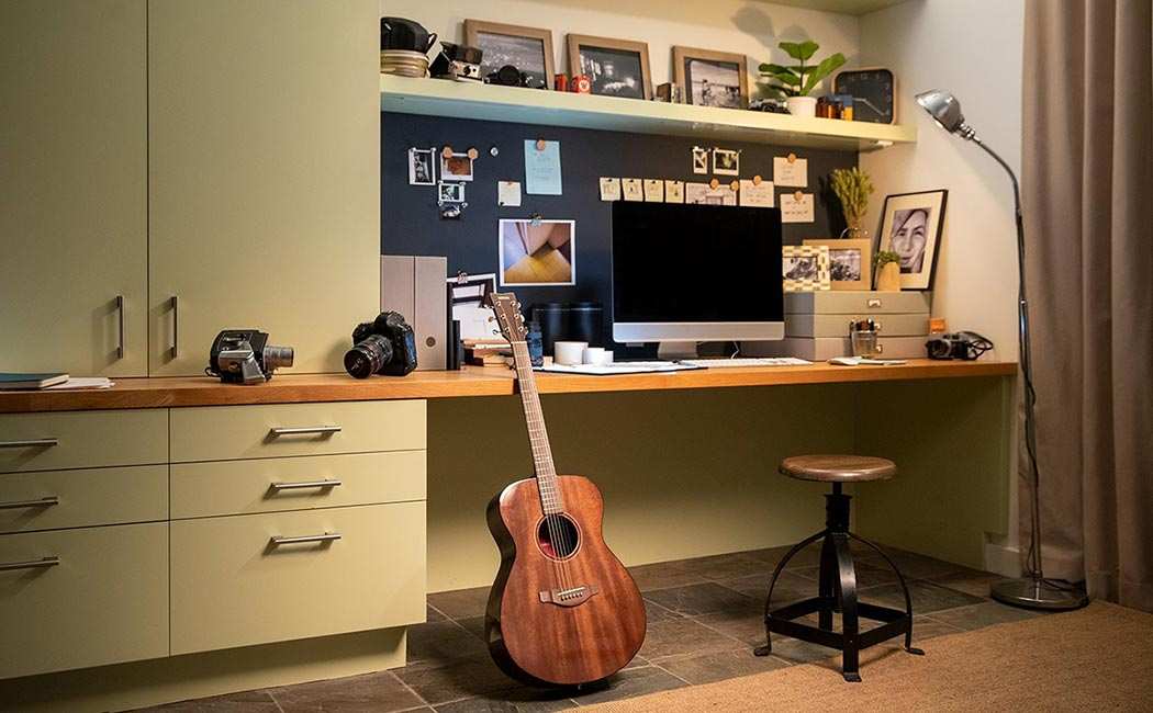 Storia III Guitar lifestyle bedroom setting