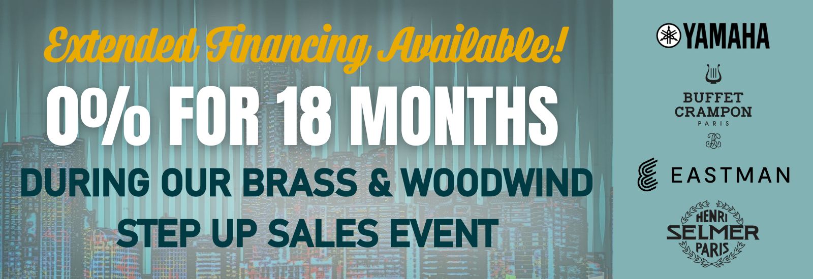 Spring Step Up Brass and Woodwind Sales Event