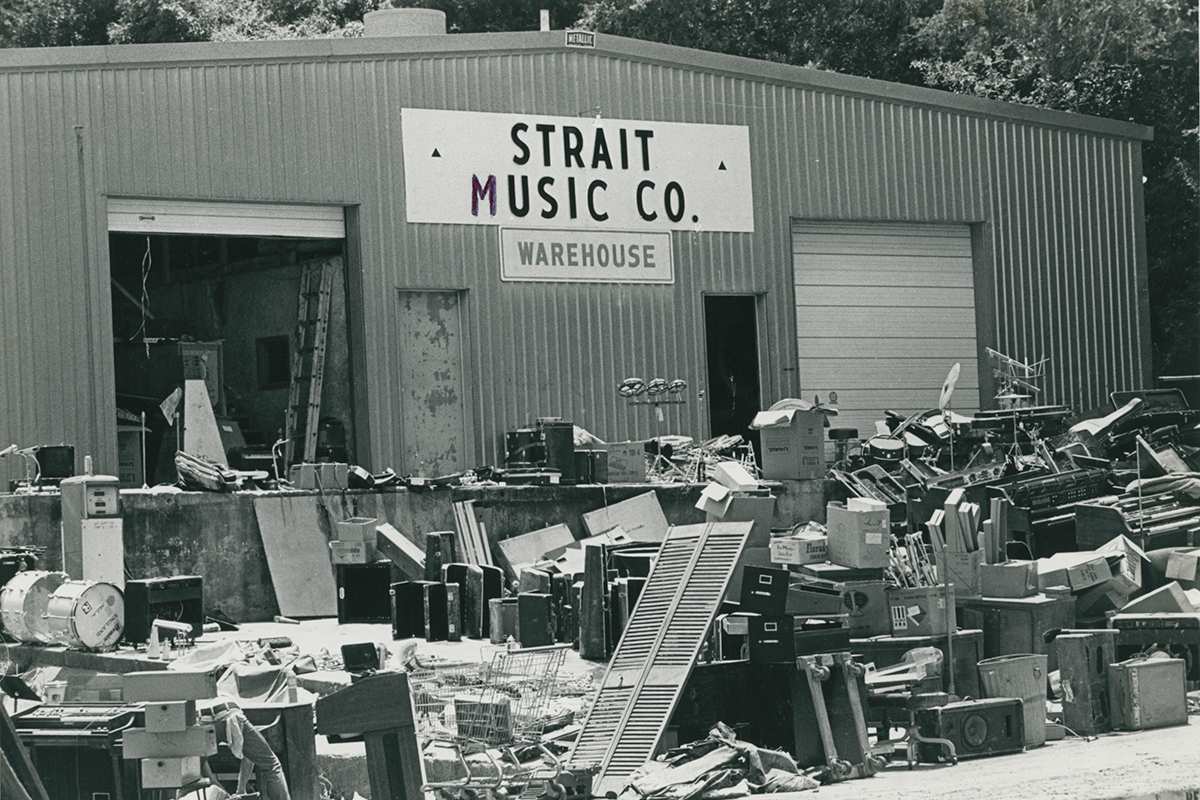 Strait Music Flood Storefront