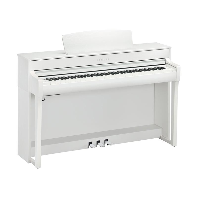 Yamaha CLP-745 White Acoustic Upright Piano