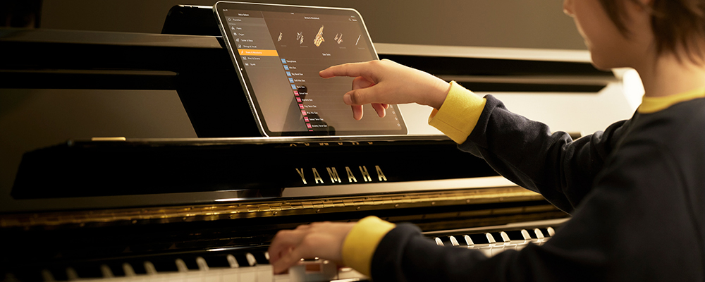 iPad app with Yamaha Smart Pianist App