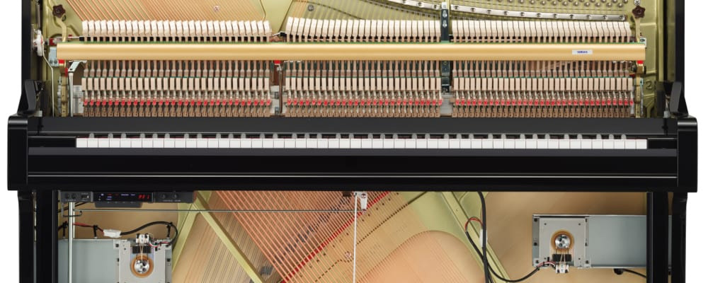 Upright Piano Soundboard with Transacoustic System