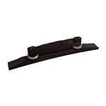 Allparts GB-0501-0E1 Compensated Bridge and Base for Archtop - Ebony & Nickel