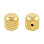 Allparts MK-0110-002 Metal Dome Knobs - Gold (Pair)