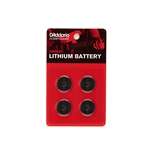 D'Addario Lithium CR2032 Battery 4-Pack