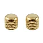 Allparts MK-0910-002 Metal Dome Knobs - Gold (Pair)