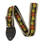 Souldier Strap - Marigold Yellow/Orange with Black Leather