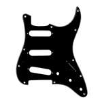 Allparts PG-0552-033 11-Hole Pickguard for Stratocaster - Black 3-Ply