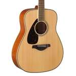 Yamaha FG820 Left Handed Acoustic Guitar - Natural