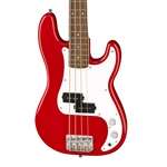 Squier Mini Precision Bass - Red with Laurel Fingerboard