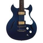 Harmony Standard Comet Semi-hollow Electric Guitar - Midnight Blue