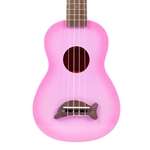 Makala Dolphin Soprano Ukulele - Pink Burst