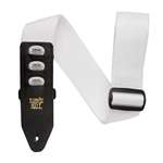 Ernie Ball Pickholder Strap - White Polypro