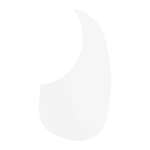 Allparts PG-0090-031 Thin Acoustic Pickguard with Adhesive Backing - Clear 1-Ply