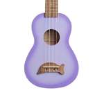 Makala Dolphin Bridge Ukulele - Purple Burst with Bag