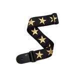 D'Addario Woven Guitar Strap - Gold Star