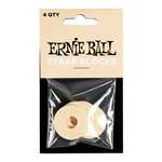 Ernie Ball Strap Blocks 4 Pack - Cream