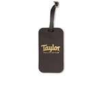 Taylor Leather Luggage Tag - Chocolate Brown