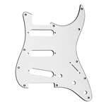 Allparts PG-055-2035 11-Hole Pickguard for Stratocaster - White 3-Ply