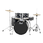 Pearl Roadshow RS505C/C Complete Drum Set with Hardware and Cymbals - Jet Black