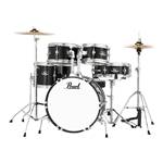 Pearl Roadshow RSJ465/C Complete Jr. Drumkit with Hardware and Cymbals - Jet Black
