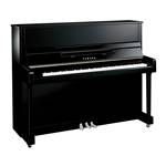 Yamaha SILENT Series b-Series b3 Upright Acoustic Piano with SC3 Silent System - 48" Polished Ebony with Chrome