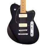 Reverend Charger 290 - Midnight Black with Roasted Maple Fingerboard