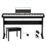 Casio CDP-S360 Home Keyboard Bundle - 88-Key Weighted Action Digital Piano with Furniture Stand and Bench