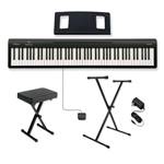 Roland FP-10 Portable Keyboard Bundle - 88-Key Weighted Action Digital Piano with Portable Stand and Adjustable Bench