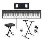 Roland FP-30X Portable Keyboard Bundle - 88-Key Weighted Action Digital Piano with Portable Stand and Adjustable Bench