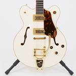 Gretsch G6609TG Players Edition Broadkaster Center Block Double-Cut with String-Thru Bigsby and Gold Hardware - Vintage White with Ebony Fingerboard