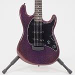 Music Man Cutlass HT SSS - Dark Rainbow with Ebony Fingerboard on Figured Roasted Maple Neck