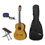 Yamaha C40 Gigmaker Classic Bundle - Classical Guitar Pack with Foot Stool and Accessories