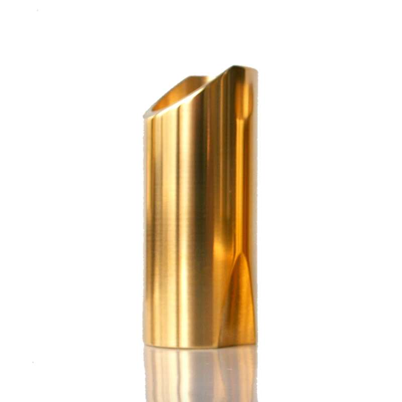 The Rock Slide  Polished Brass Guitar Slide