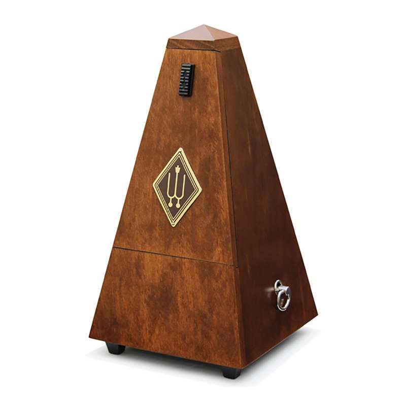 Strait Music - Wittner Maelzel Pyramid Metronome - Matte Walnut