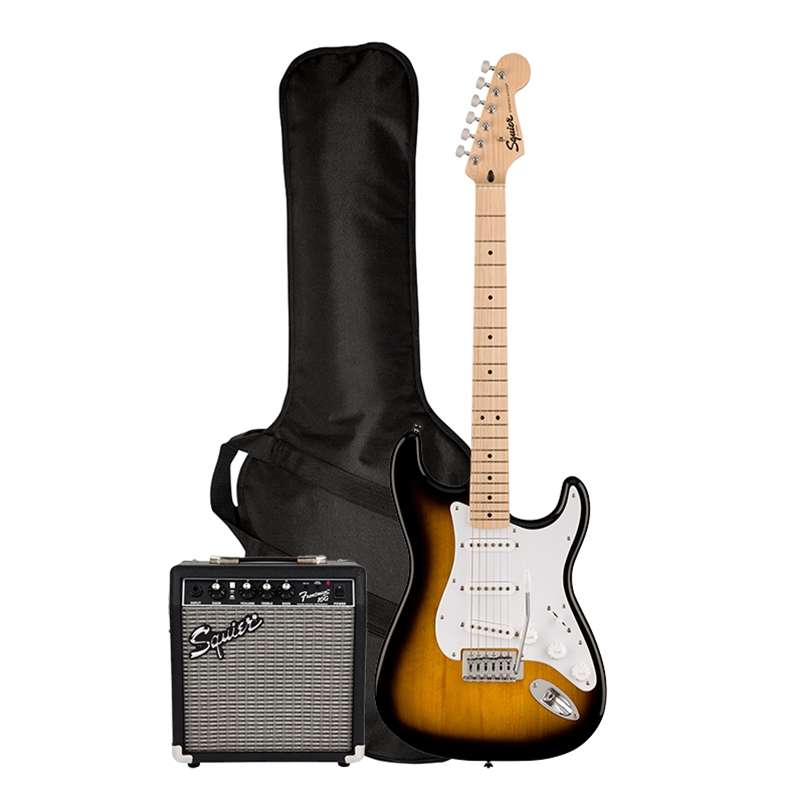 Strait Music - Squier Sonic Stratocaster Pack - Sunburst with