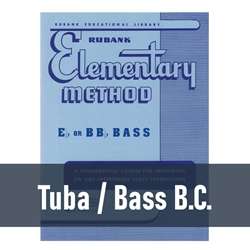 Rubank Band Method | Elementary - Tuba / Bass B.C.