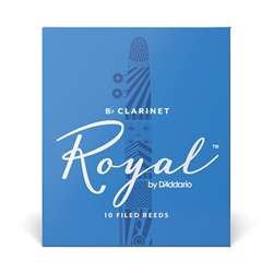Royal by D'Addario Bb Clarinet Reeds - Strength 2.5, Box of 10