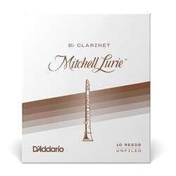 Mitchell Lurie Bb Clarinet Reeds - Strength 2.5 (Unfiled) Box of 10