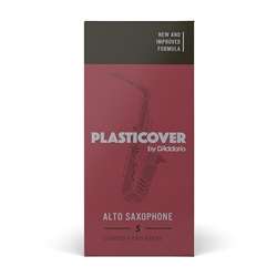 Plasticover by D'Addario Alto Saxophone Reeds - Strength 2.5 (Coated, Filed) Box of 5