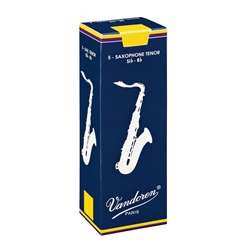 Vandoren Traditional Tenor Saxophone Reeds - Strength 4 Box of 5
