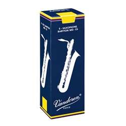 Vandoren Traditional Baritone Saxophone Reeds - Strength 2.0 Box of 5
