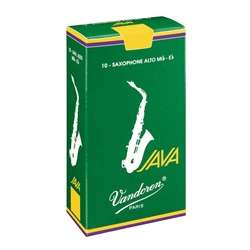 Vandoren Java Green Alto Saxophone Reeds - Strength 3.5 Box of 10