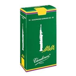 Vandoren Java Green Soprano Saxophone Reeds - Strength 3.5 Box of 10