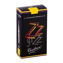 Vandoren ZZ Soprano Saxophone Reeds - Strength 4.0 Box of 10