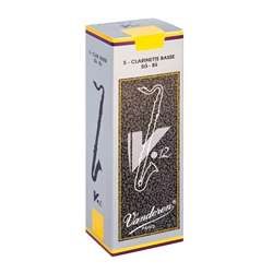 Vandoren V12 Bass Clarinet Reeds - Strength 3.5 Box of 5